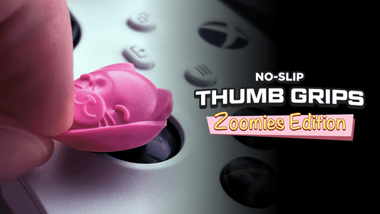 Cute Cat Controller Grips for Cozy Gamers: Meet the Zoomies Edition